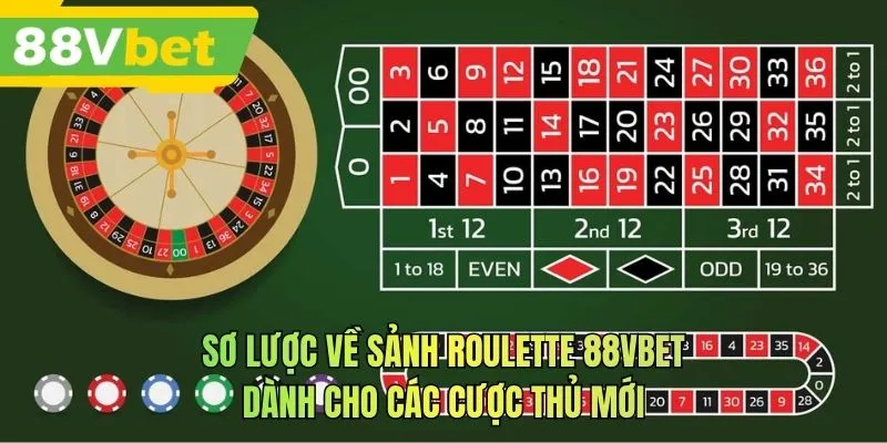 Sơ lược về sảnh roulette 88VBET dành cho các cược thủ mới